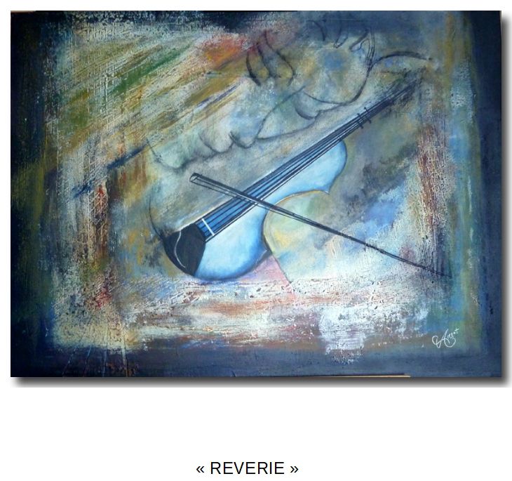 'REVERIE'
Peinture acrylique 80 x 60
Février 2012